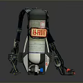 Safety Self Contained Breathing Apparatus With Cylinder Harness Regulator And Gauge System