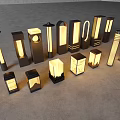 Modern Outdoor Lights In Various Contemporary Designs With Warm Illumination And Stylish Shapes