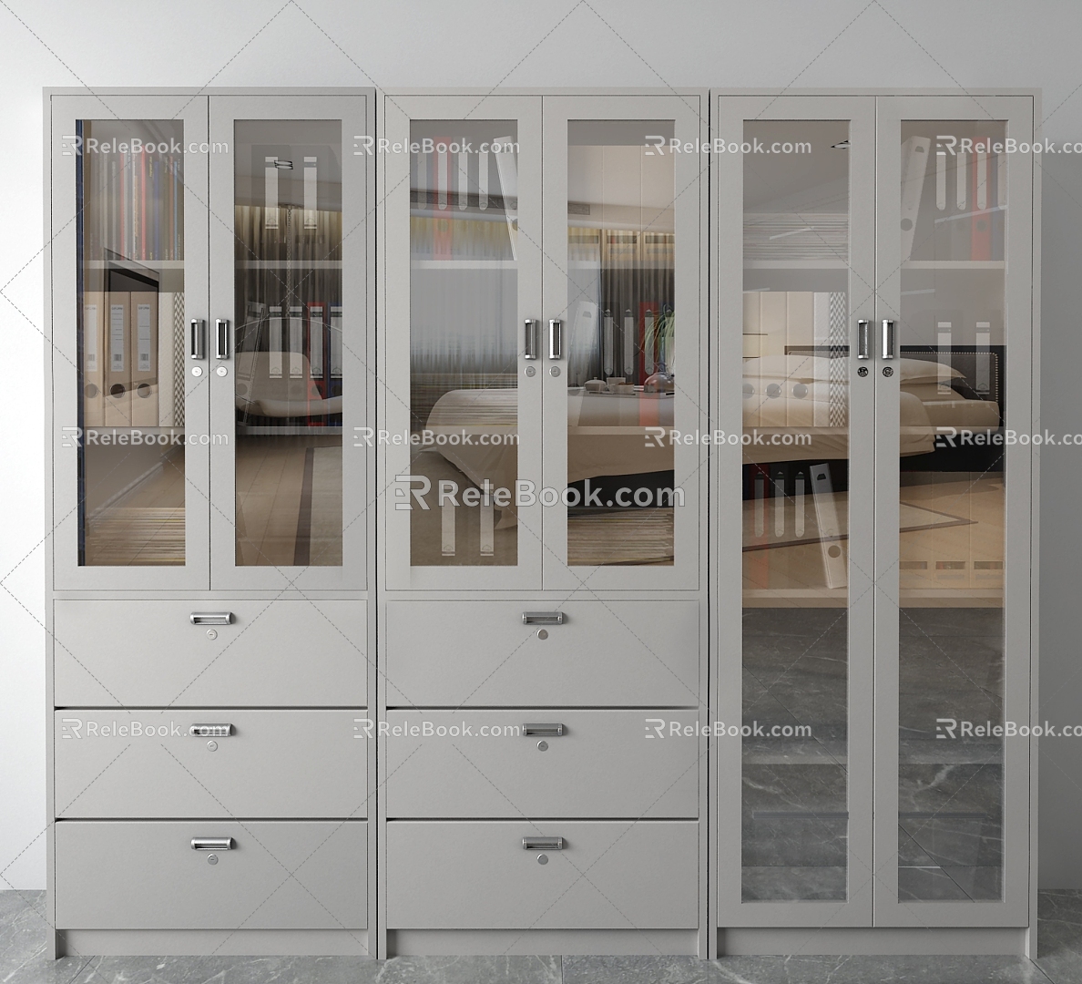 Office file cabinet 3d model