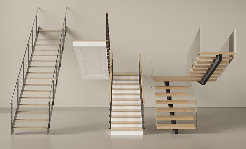 Modern Stairs 3d model