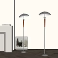 Middle Style Bauhaus Floor Lamp 3d model