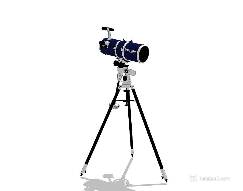 Commercial Astronomical Telescope Equipment With Stable Tripod Stand And High Quality Optics 3d model 