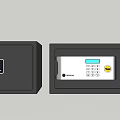 Dual Secure Safe Boxes With Numeric Keypad TÜV Mark And Electronic Control