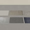 Modern Carpet Fabric Carpet Square Carpet Simple Carpet Living Room Carpet Plain Carpet 3d model