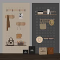 Modern Cave Board Storage Rack 3d model