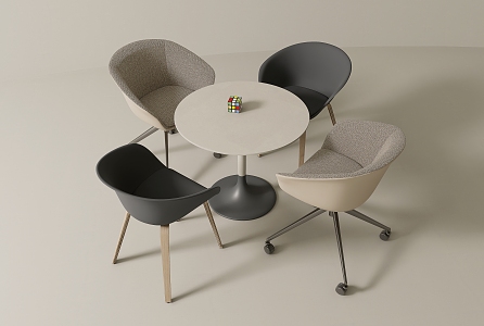 Modern Leisure Tables and Chairs Leisure Tables and Chairs Negotiation Tables and Chairs 3d model