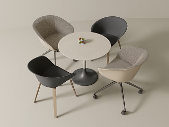 Modern Leisure Tables and Chairs Leisure Tables and Chairs Negotiation Tables and Chairs 3d model