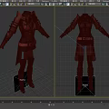 Medieval Fantasy Battle Armor Outfit With Shoulder Plates Wrist Guards And Leg Armor