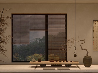 Tea Room Tea Table Tatami Tea Room Teahouse Chinese Style Teahouse Chinese Style Japanese Style Tatami Tea Room 3d model