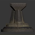 Natural Stone Decorative Fountain With Tiered Base And Hexagonal Top Structure
