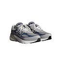 Gray And Blue Casual Sneakers With White Laces And White Black Sole For Daily Wear