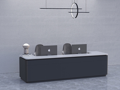 Reception Desk 3d model