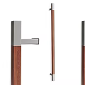 Modern Wooden And Metal Door Handles With Sleek Contemporary Design