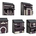 ancient building assets chinese style building pavilion ancient building ancient building chinese style japanese style ancient building japanese style roof japanese style shop japanese style building accessories 3d model