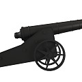 Cannon Gun Bronze Gun Ancient Gun Shooting Firearm Bronze Balloon Battery Vehicle Cast Iron Gun Ancient Heavy Gun Artillery Gun Bronze Gun Ancient Gun 3d model