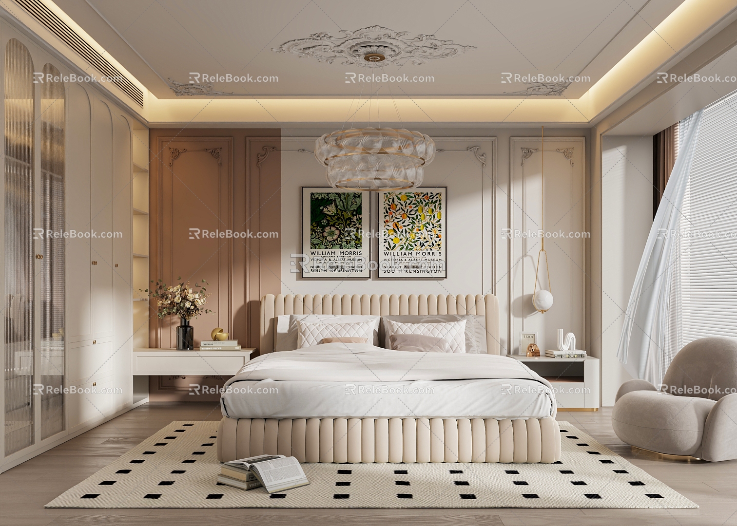 French Bedroom 3d model