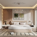 French Bedroom 3d model