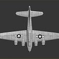 Modern Fighter Aircraft Old World War II Aircraft 3d model