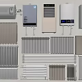 Various Types Of Modern Radiators With Different Styles And Metal Materials For Home Heating