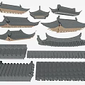 Traditional Chinese Architectural Roof Components And Tiles