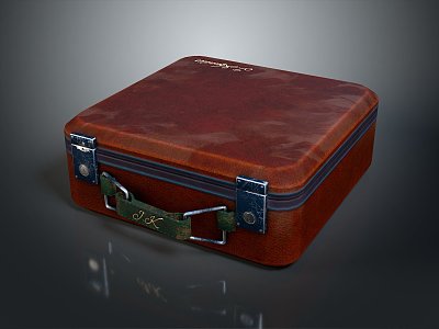 Boxes, Bags, Leather Boxes, Leather Boxes and Containers Realistic 3d model