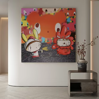 decorative painting 3d model