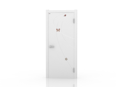 Modern Gate Room Door 3d model