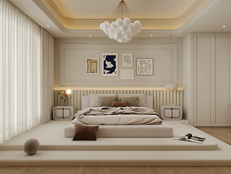 French Apartment 3d model