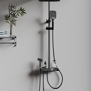 Modern Shower 3d model