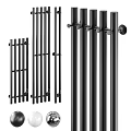 Black Metal Towel Racks For Bathroom