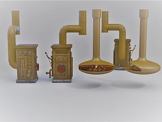 Modern Stove 3d model