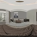 Modern Living Dining Room Interior Design With Sofa TV Coffee Table And Dining Chairs