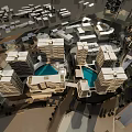 Hong Kong Land Modern Architectural Project With Spiral Staircase And Tall Buildings