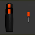 Sleek Black Water Bottle With Secure Lid And Portable Design For Daily Use