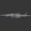Modern Sci-Fi Equipment Cube Geometry 3d model