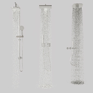 Modern Shower 3d model