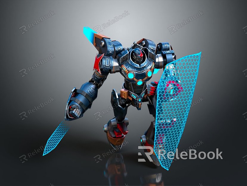 Mech Warrior Mech Soldier Machine Battlearm Mechanical Battlearm Machine Fighter Robot model