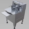 Industrial Equipment With Metal Structure Open Section And Mobile Wheels Design