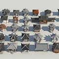 Traditional Roof Models With Various Architectural Designs And Style Variations