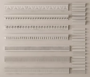 Jane Europe gypsum line gypsum line ceiling corner line 3d model