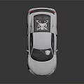 Stylish Silver Sports Car With Sleek Aerodynamic Design And Sporty Wheels On Reflective Surface