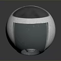 Monitor monitoring head security monitoring surveillance camera security camera remote monitoring 3d model