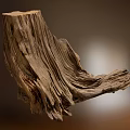 Stone Wood Decorative Tree Stumps With Natural Texture And Organic Shape
