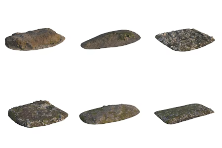Ground bank slope 3d model