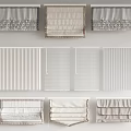 Stylish Modern Blinds in Folding and Flat Styles with Neutral Tones for Home Interiors