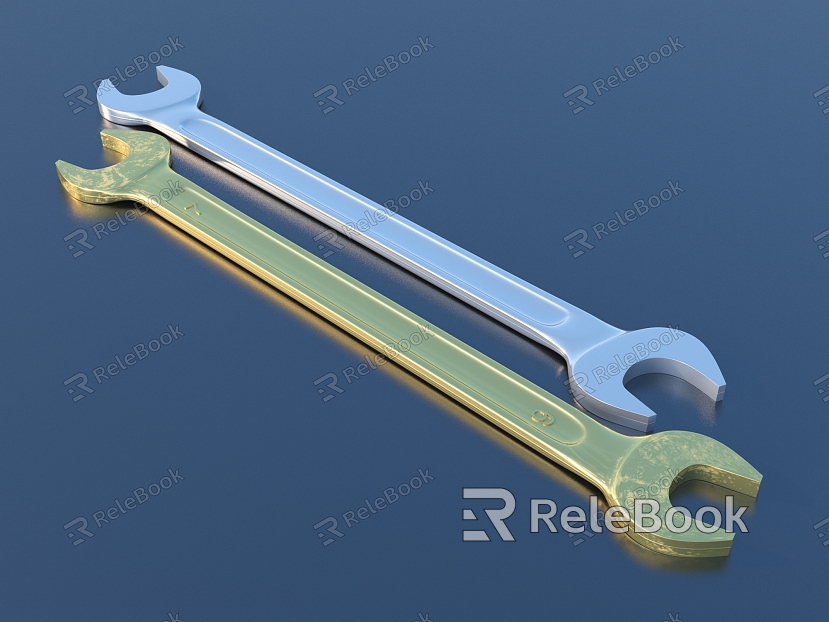 Wrench Double End Wrench Hardware Tools model