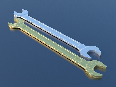 Wrench Double End Wrench Hardware Tools model