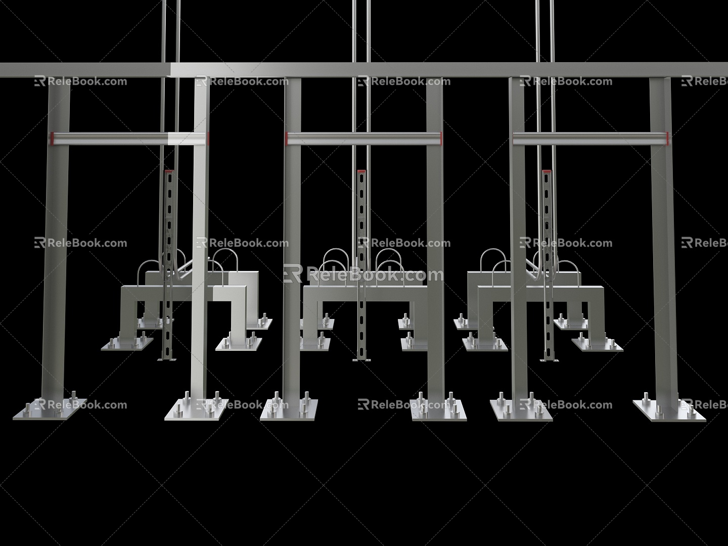 Iron frame industrial iron frame metal bracket industrial aluminum profile bracket model