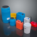 Colorful Household Plastic Containers with Various Sizes and Types for Daily Storage