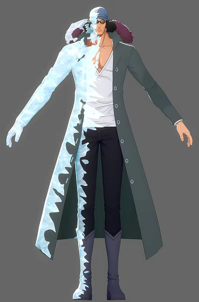 Modern Game Role One Piece Green Pheasant 3d model Modern Game Role One Piece Green Pheasant 3d model